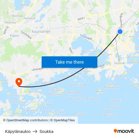 Kapyla Square to Soukka map