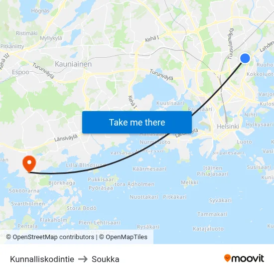 Municipal Home Road to Soukka map