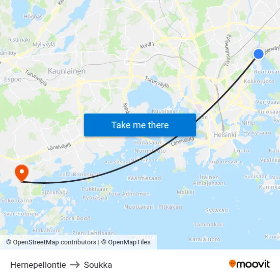 Pea Field Road to Soukka map