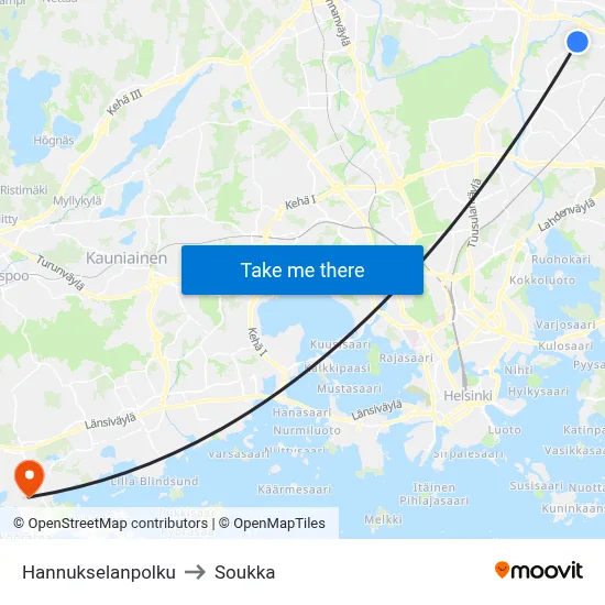Hannuksela Path to Soukka map