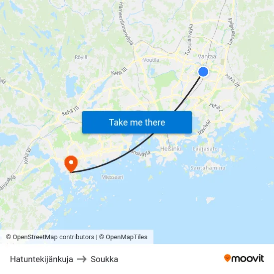 Hatter's Alley to Soukka map