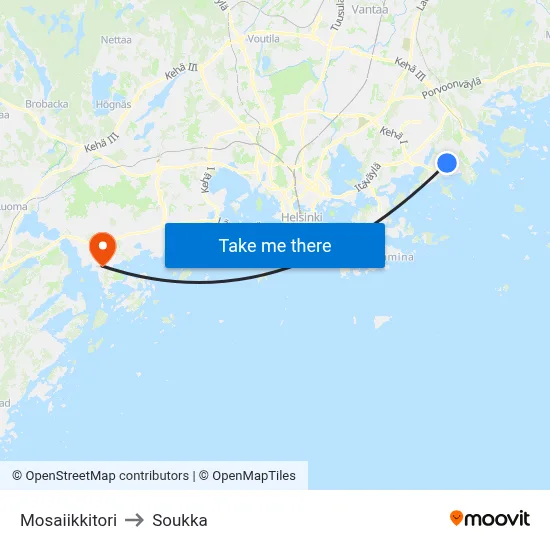 Mosaic Square to Soukka map