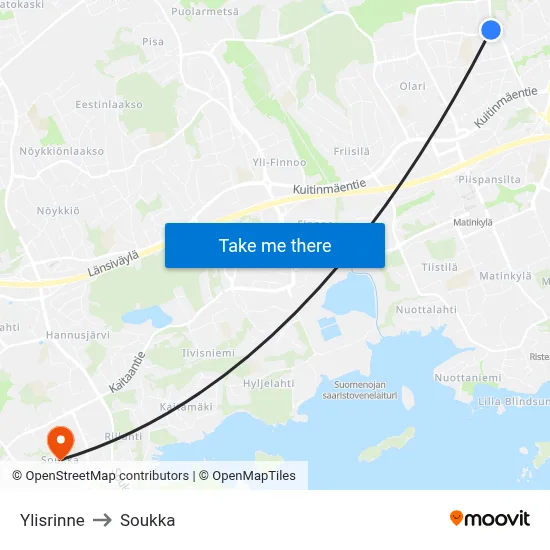 Upper Slope to Soukka map