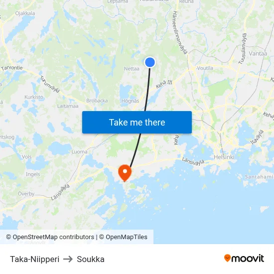 Back Niipperi to Soukka map
