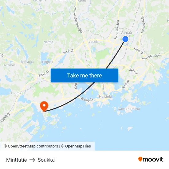 Mint Road to Soukka map