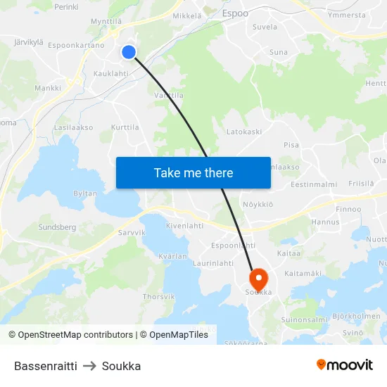 Basse Path to Soukka map