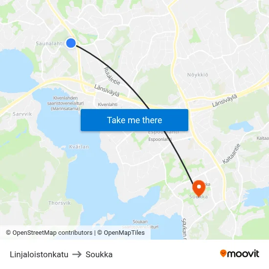Beacon Line Street to Soukka map