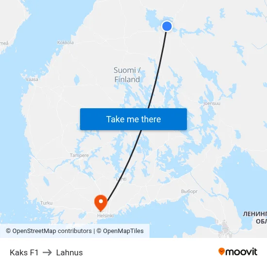 Kaks F1 to Lahnus map