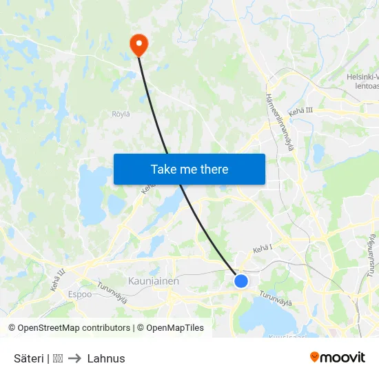 Säteri | 🏢🌳 to Lahnus map