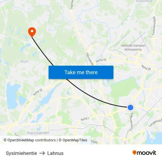 Charcoal Maker Road to Lahnus map