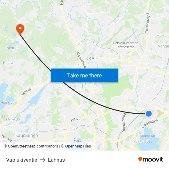 Soapstone Road to Lahnus map