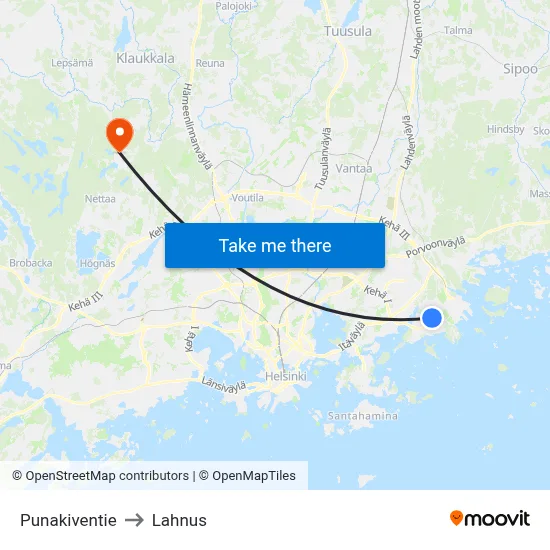 Red Stone Road to Lahnus map