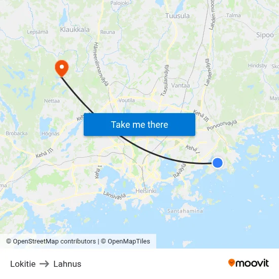 Loki Road to Lahnus map