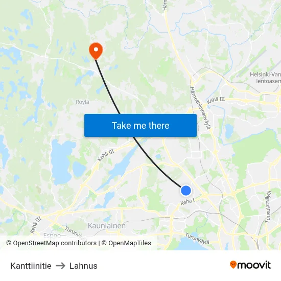 Canteen Road to Lahnus map