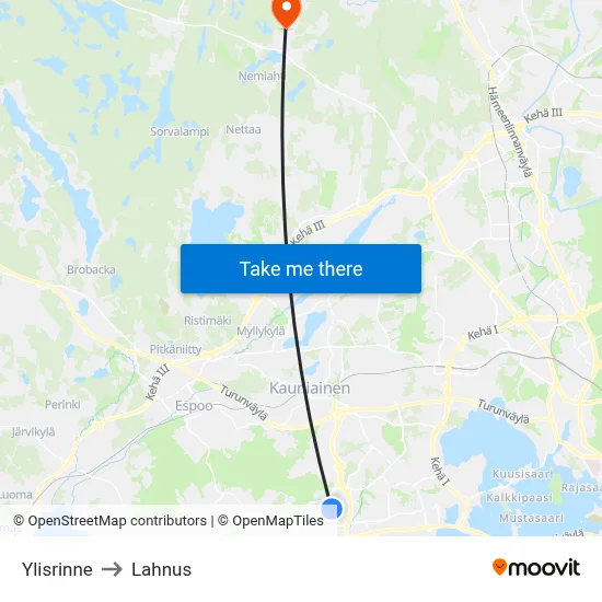 Upper Slope to Lahnus map