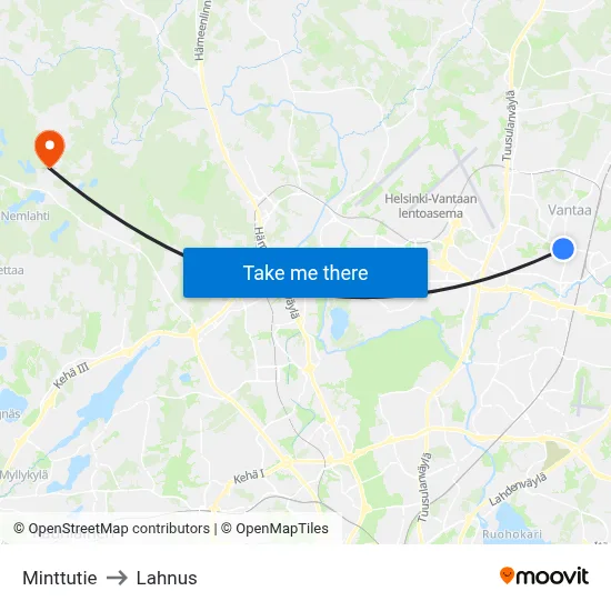 Mint Road to Lahnus map