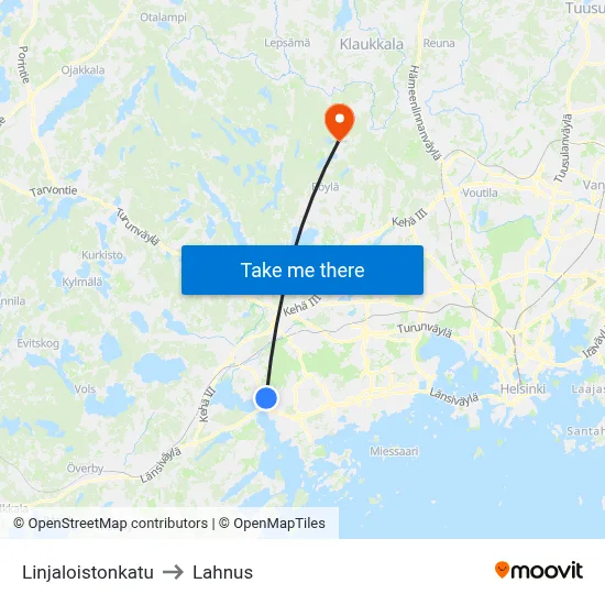 Beacon Line Street to Lahnus map