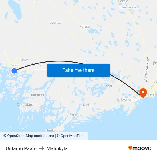 Uittamo Pääte | 🏞 to Matinkyla map
