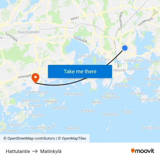Hattula Road to Matinkyla map