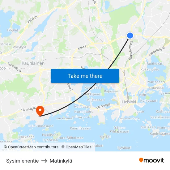 Charcoal Maker Road to Matinkyla map