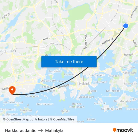 Iron Works Road to Matinkyla map