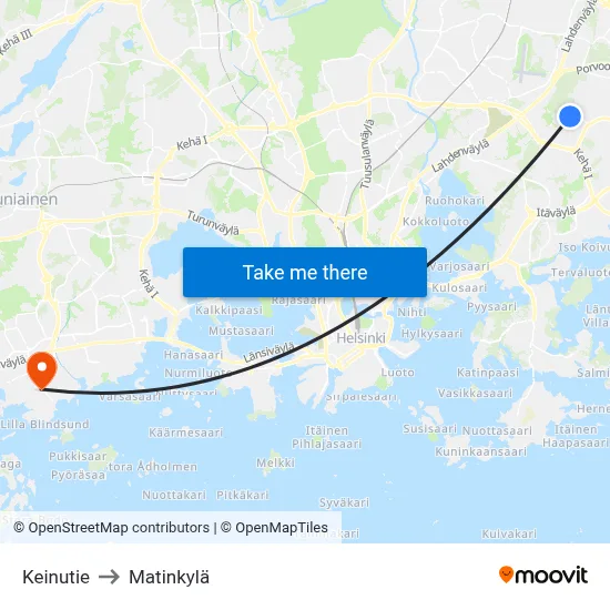 Swing Road to Matinkyla map