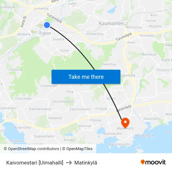 Well Master [Swimming Hall] to Matinkyla map