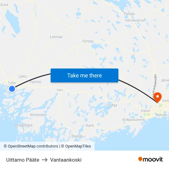 Uittamo Pääte | 🏞 to Vantaankoski map