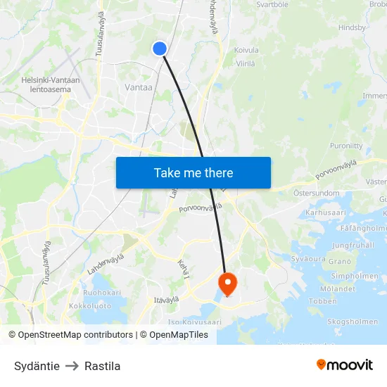 Heart Road to Rastila map