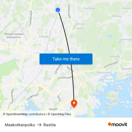 Eagle Path to Rastila map