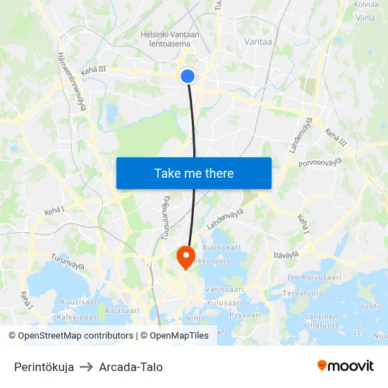 Heritage Alley to Arcada Building map