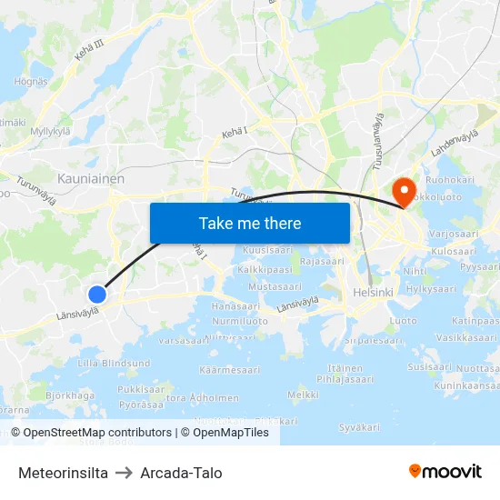 Meteor Bridge to Arcada Building map