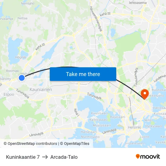 King's Road 7 to Arcada Building map