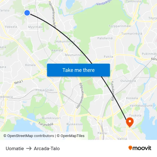 Stream Road to Arcada Building map