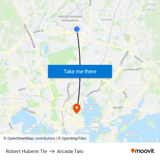Robert Huber Road to Arcada Building map