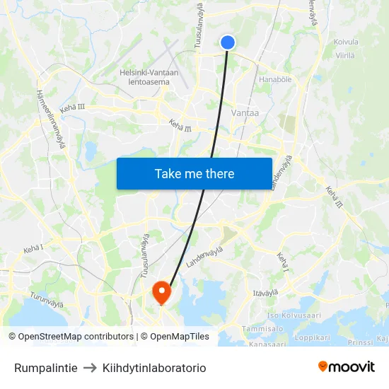 Rumpalintie Road to Acceleration Laboratory map