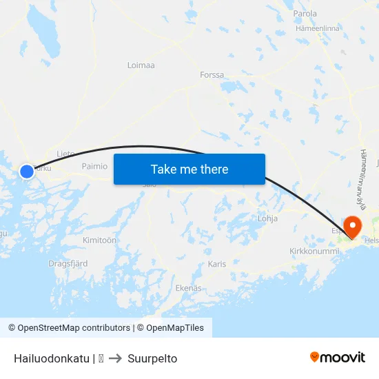 Hailuodonkatu | 🌳 to Suurpelto map