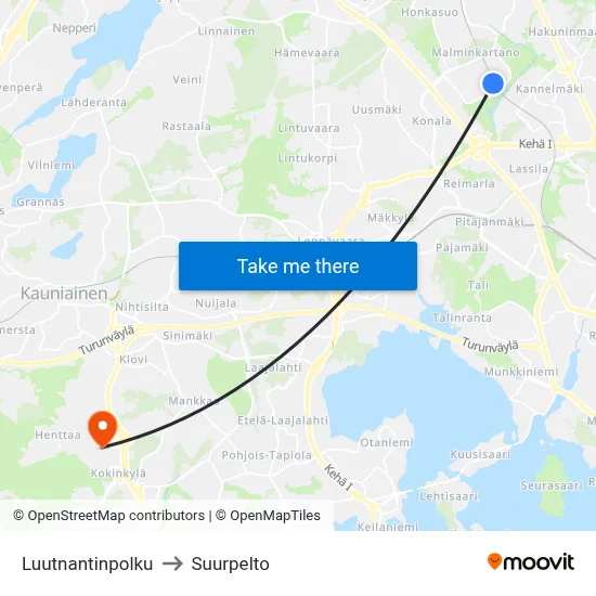Lieutenant's Path to Suurpelto map