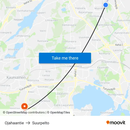 Ditch Road to Suurpelto map