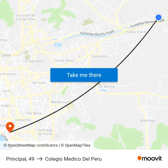 Principal, 49 to Colegio Medico Del Peru map