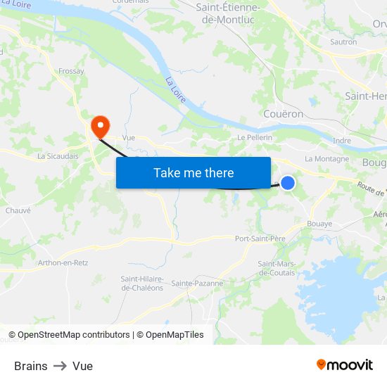 Brains to Vue map