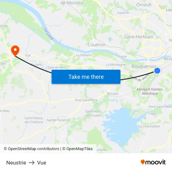 Neustrie to Vue map