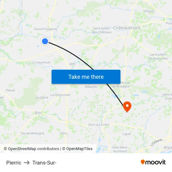 Pierric to Trans-Sur- map