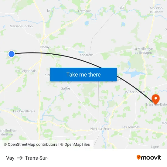 Vay to Trans-Sur- map