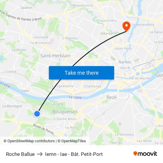 Roche Ballue to Iemn - Iae - Bât. Petit-Port map