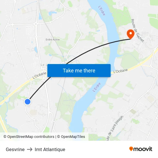 Gesvrine to Imt Atlantique map