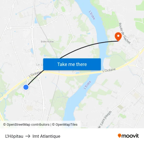 L'Hôpitau to Imt Atlantique map