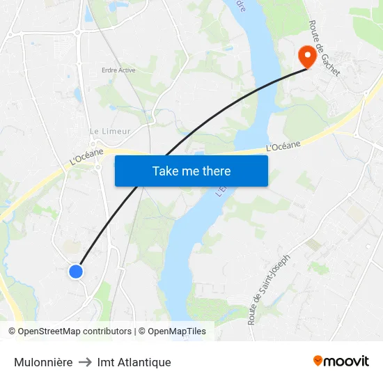 Mulonnière to Imt Atlantique map
