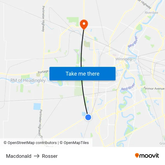 Macdonald to Rosser map