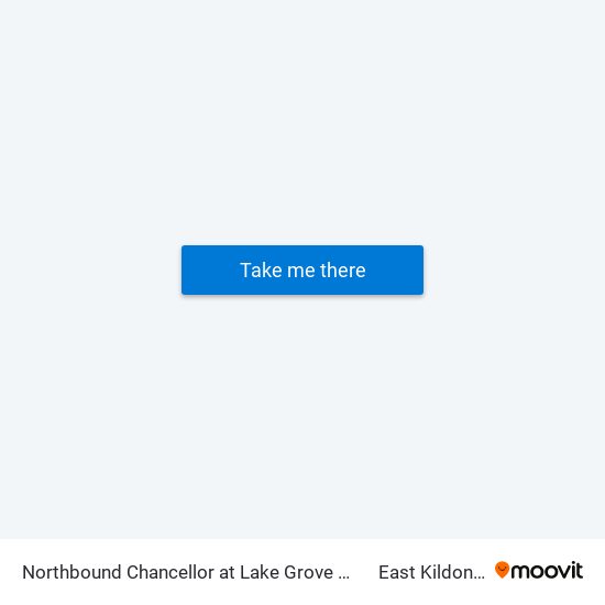 Northbound Chancellor at Lake Grove West to East Kildonan map